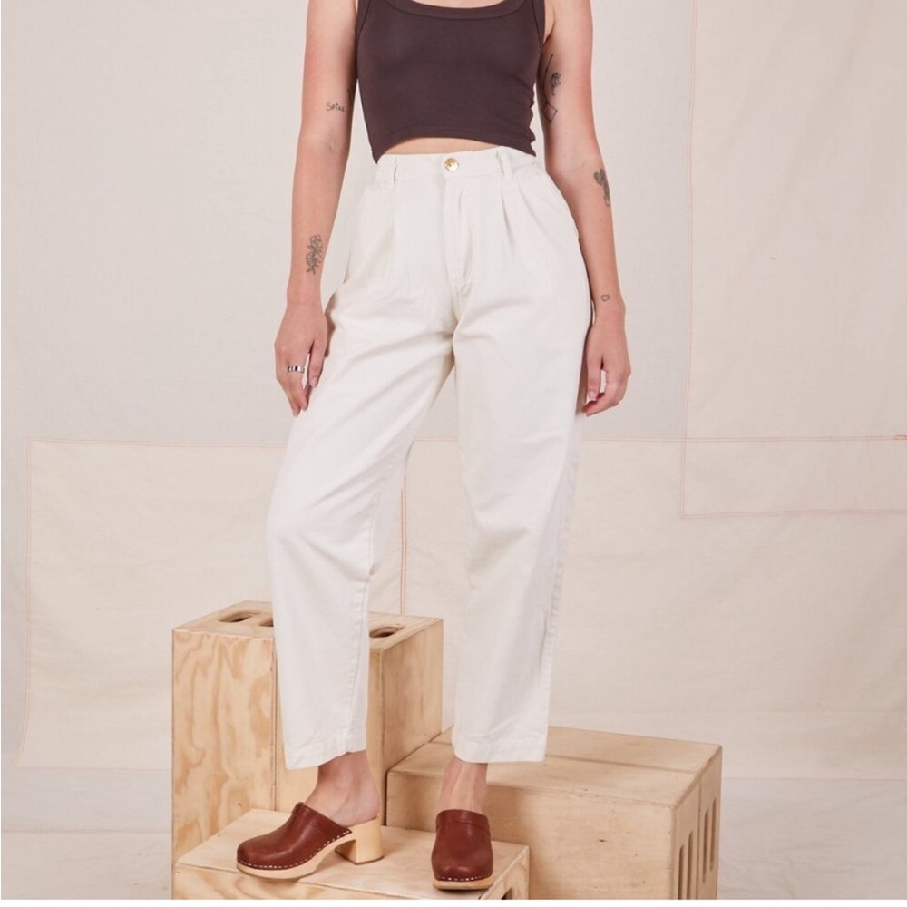 Big Bud Press Heavyweight Trousers in Vintage Tee Off-White Size Small